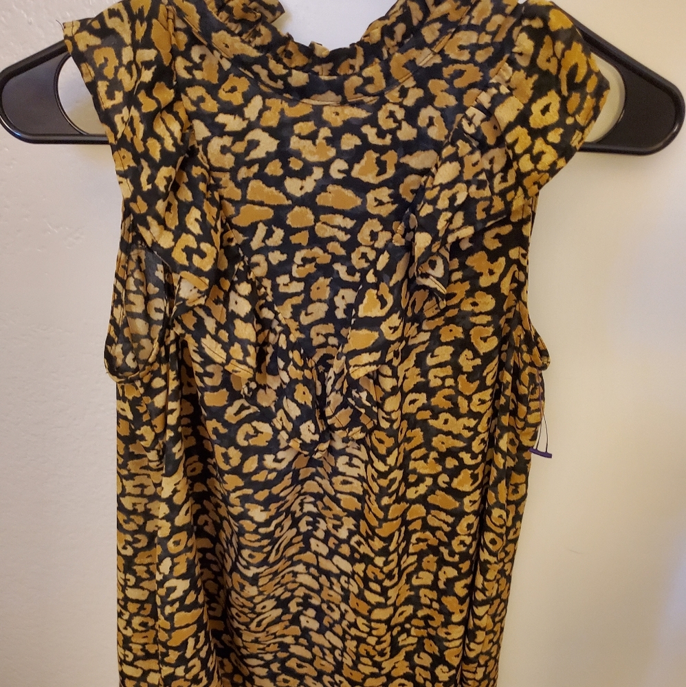 Ruffle front blouse